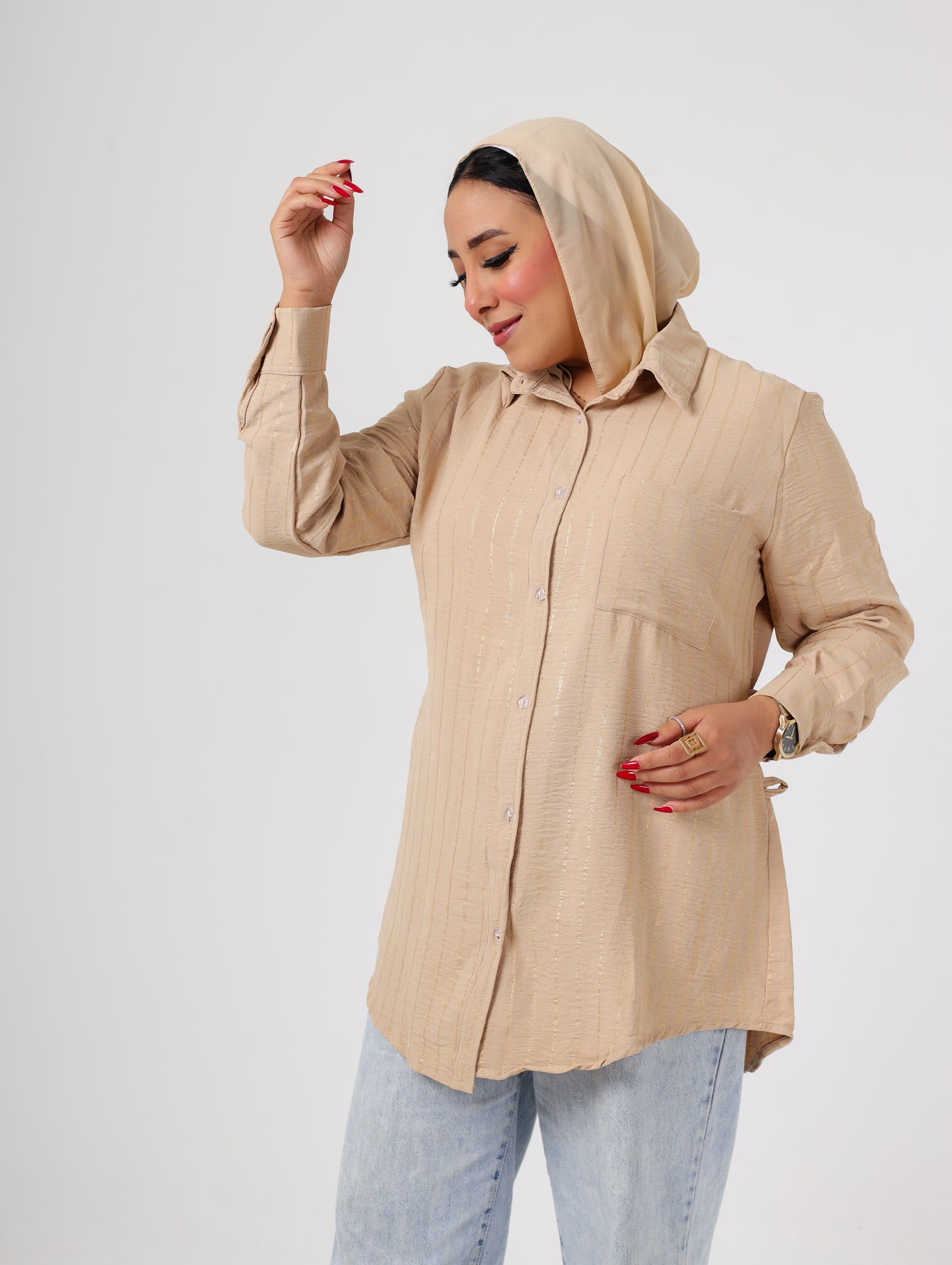 Women's striped shirt