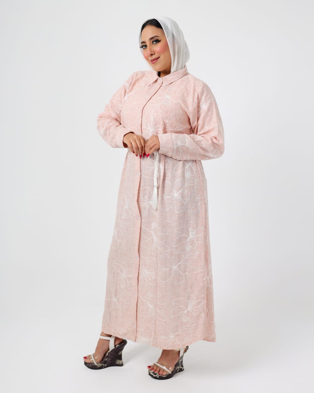 Long French linen shirt