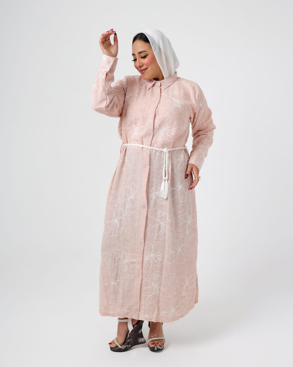 Long French linen shirt