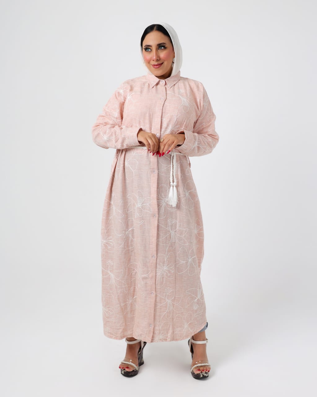 Long French linen shirt