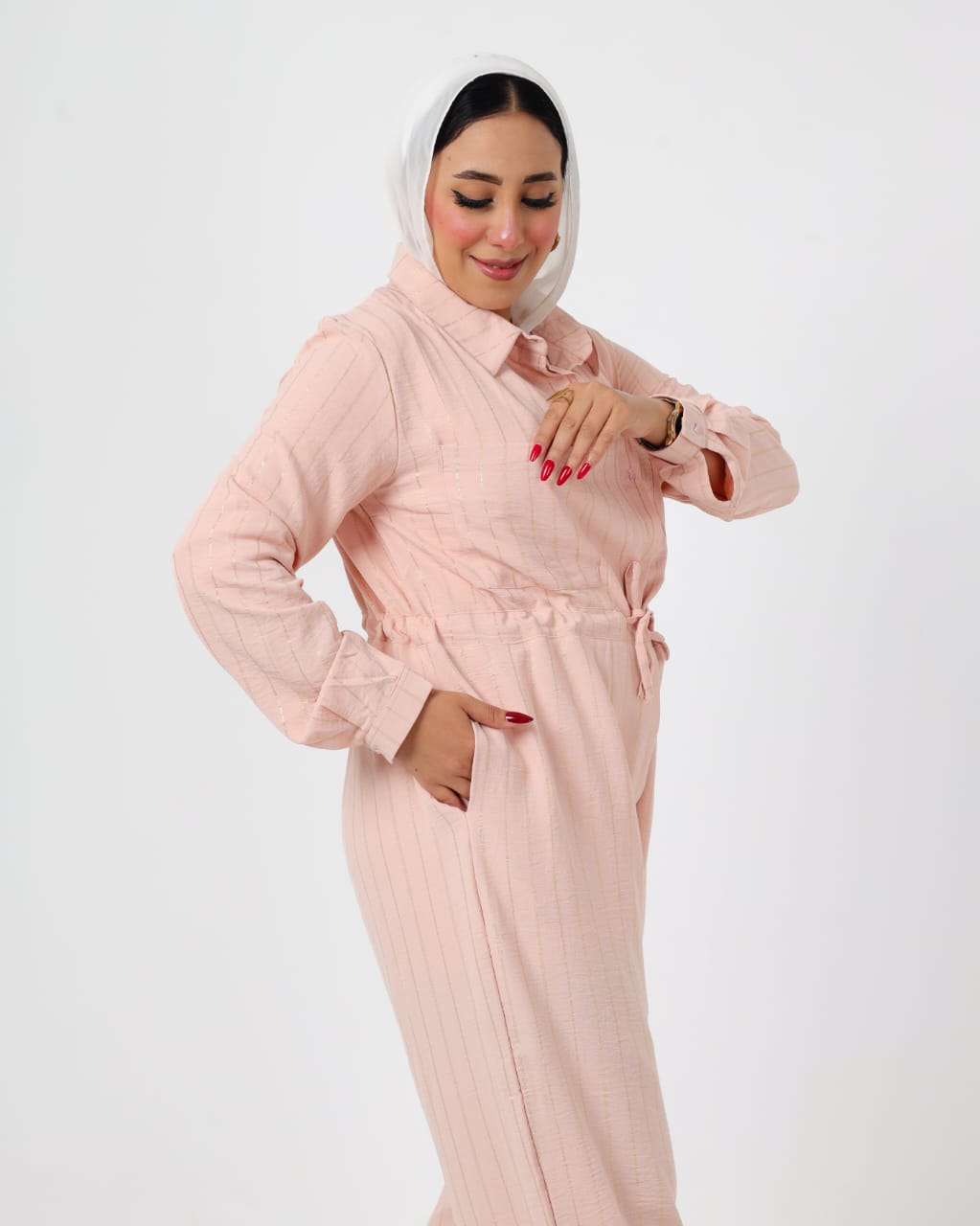 French linen jumpsuit