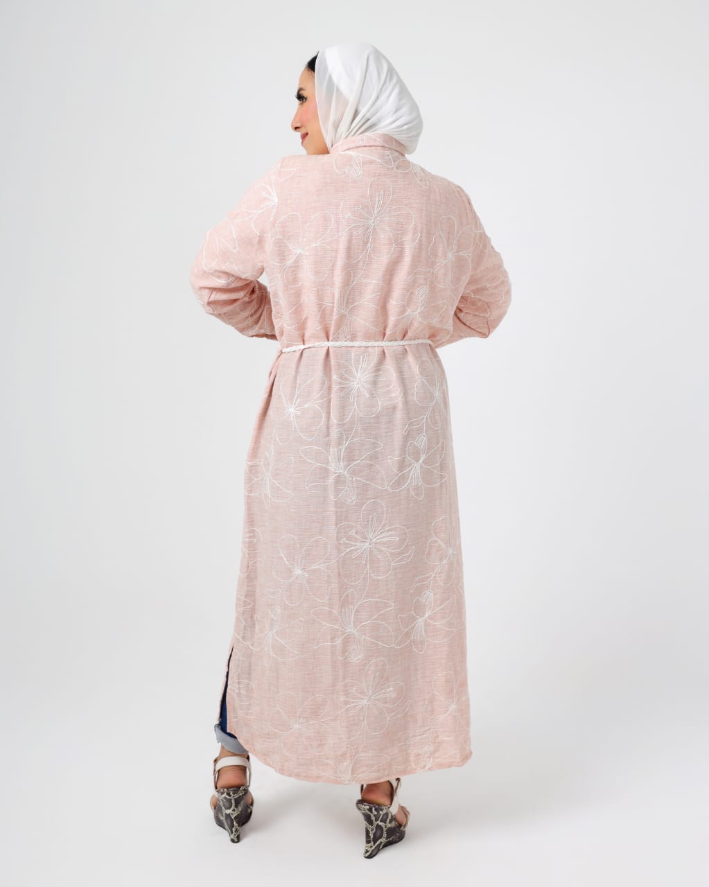 Long French linen shirt