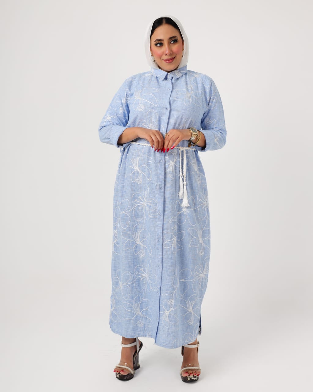 Long French linen shirt