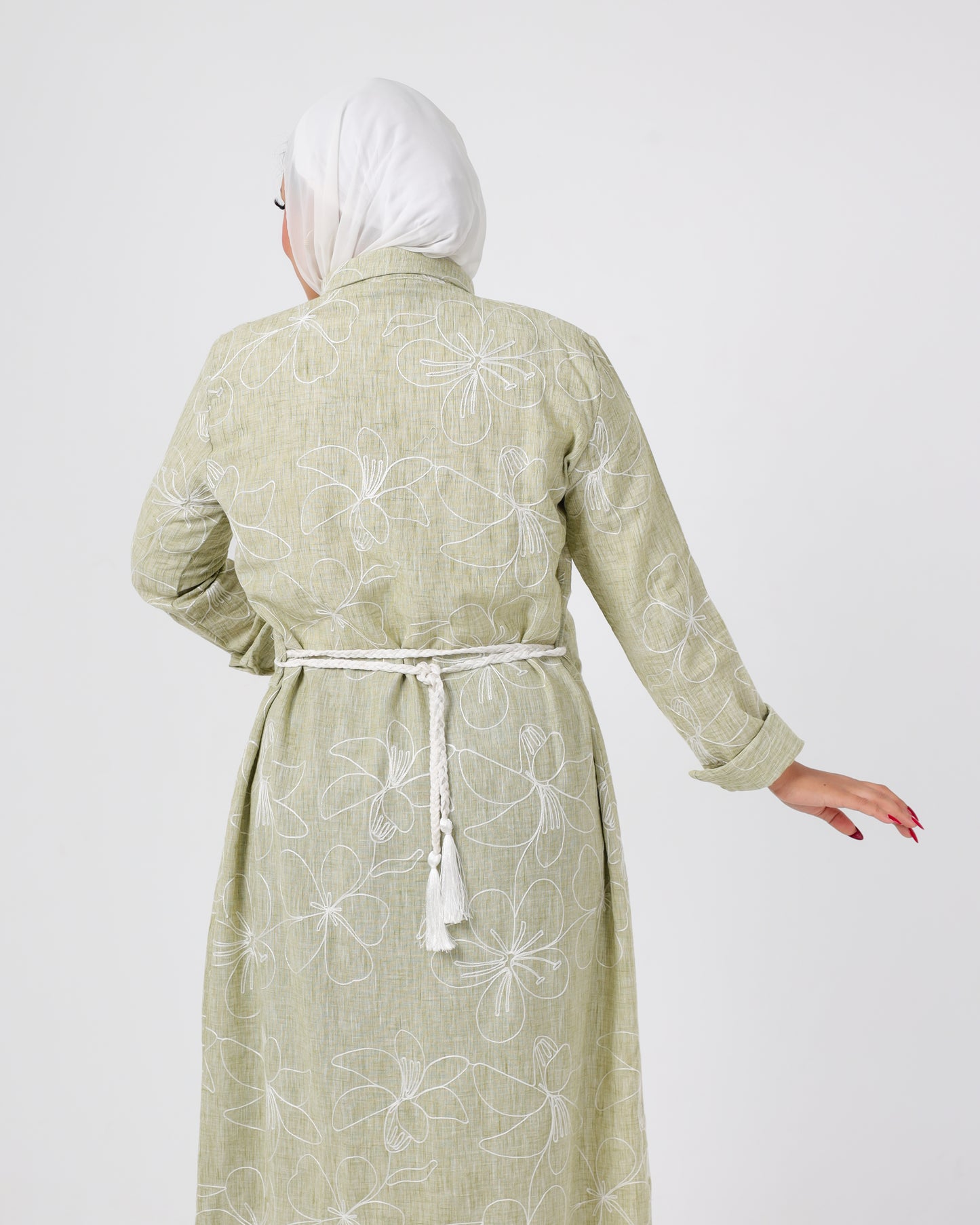 Long French linen shirt