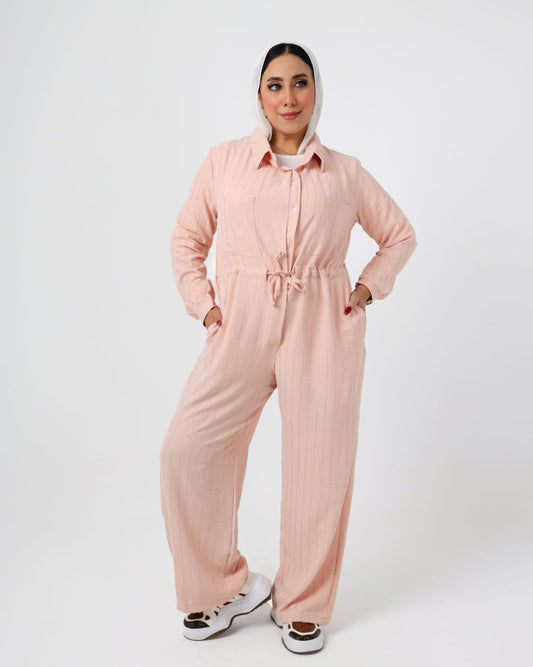 French linen jumpsuit