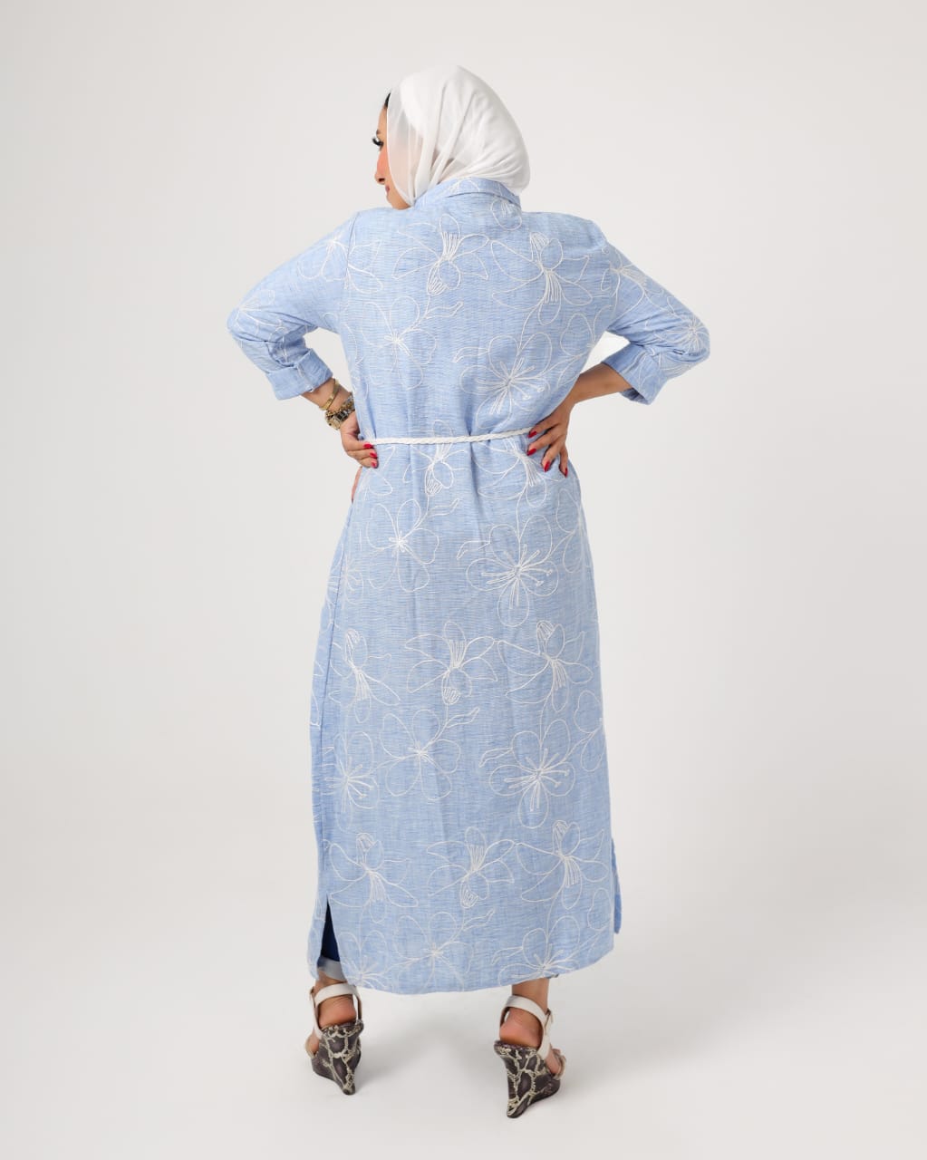 Long French linen shirt
