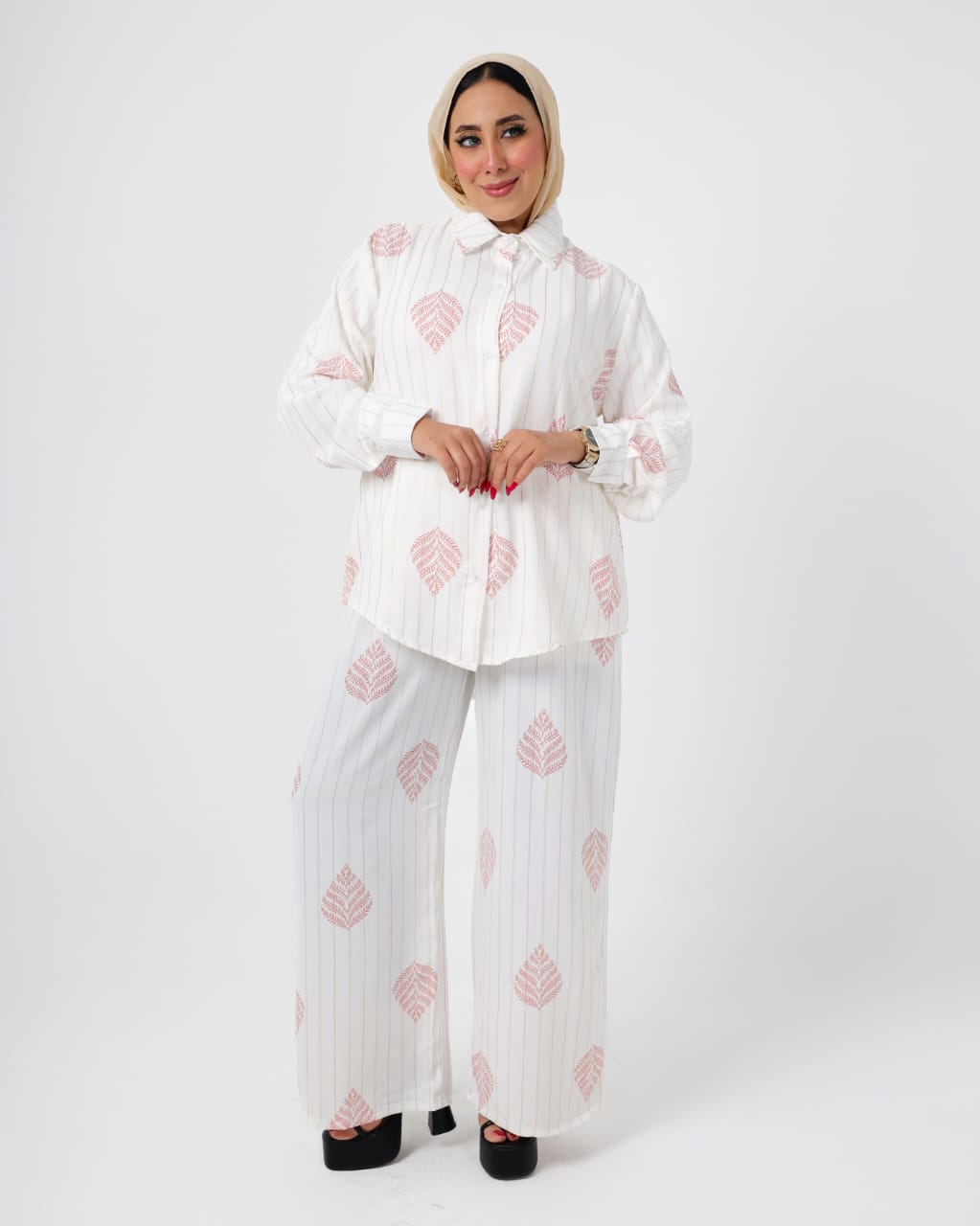 Suit Linen  Printed