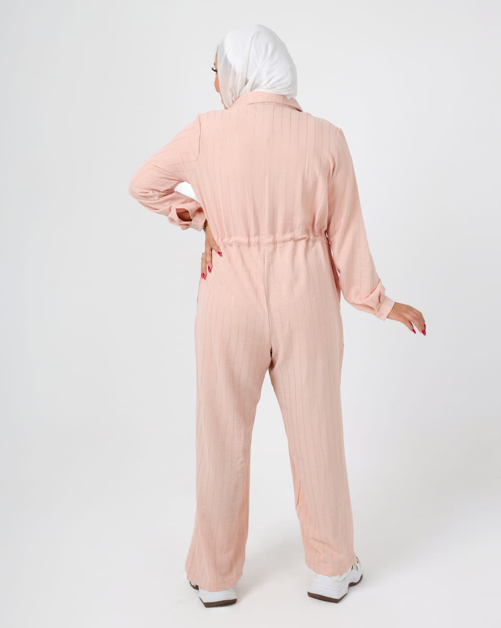French linen jumpsuit