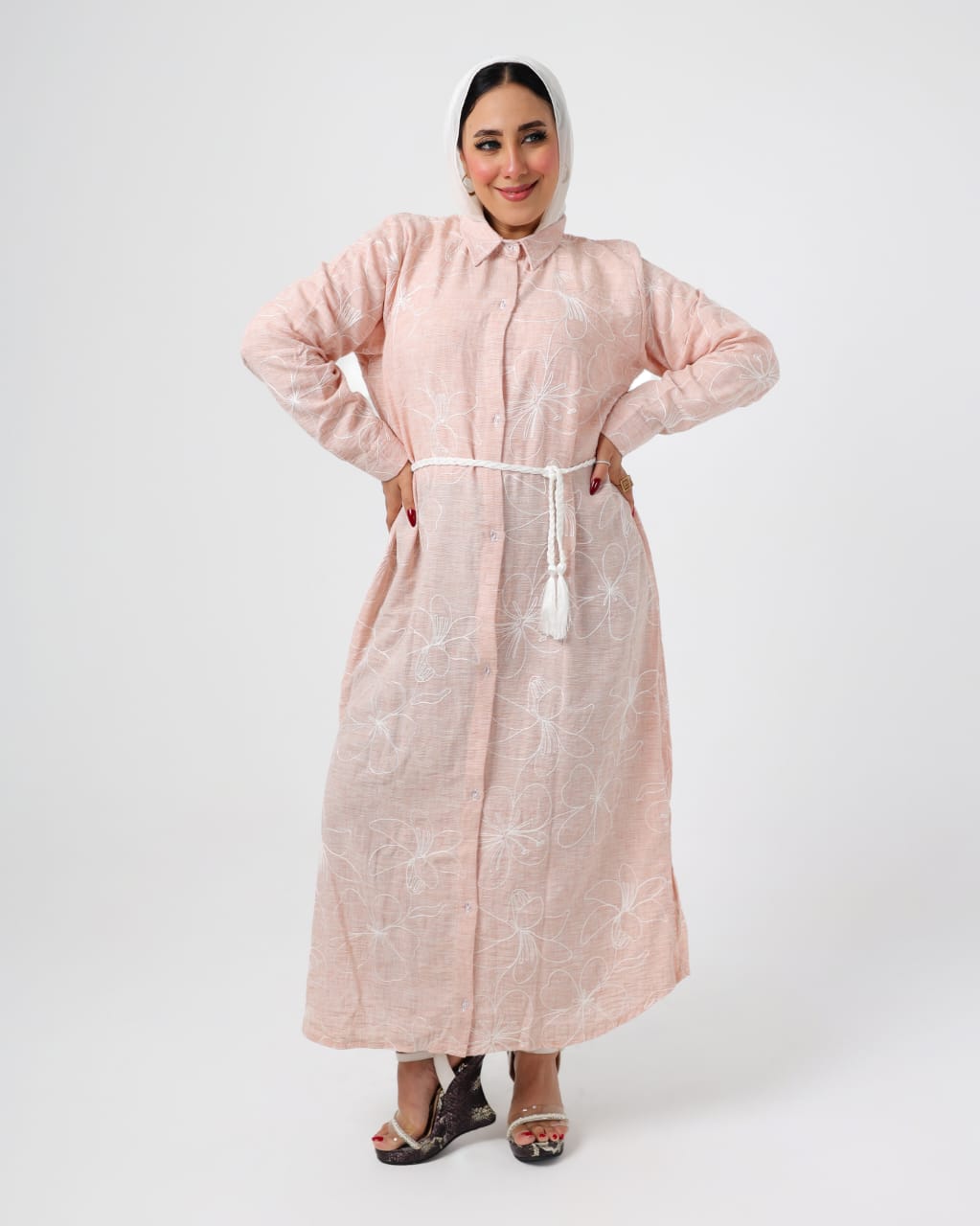 Long French linen shirt